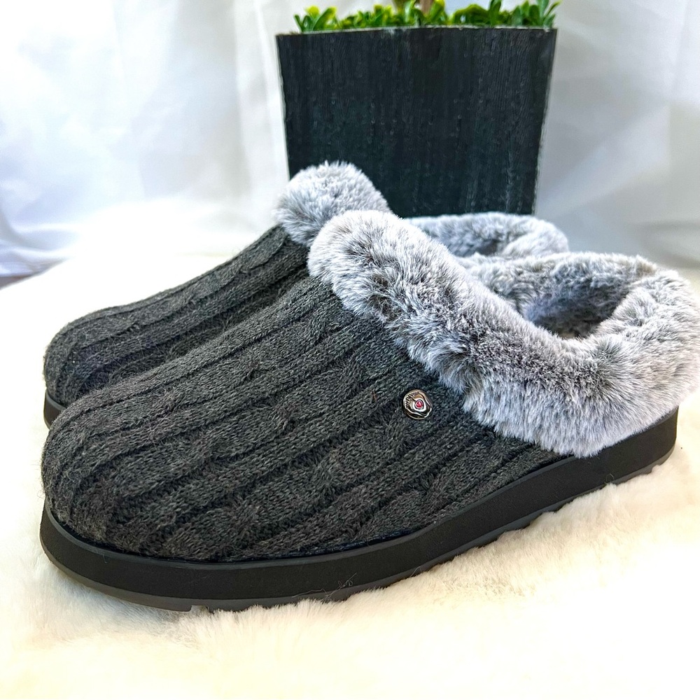 BOBS from Skechers Keepsakes Ice Storm Clogs Color Charcoal Size 8.5 - Picture 4 of 13